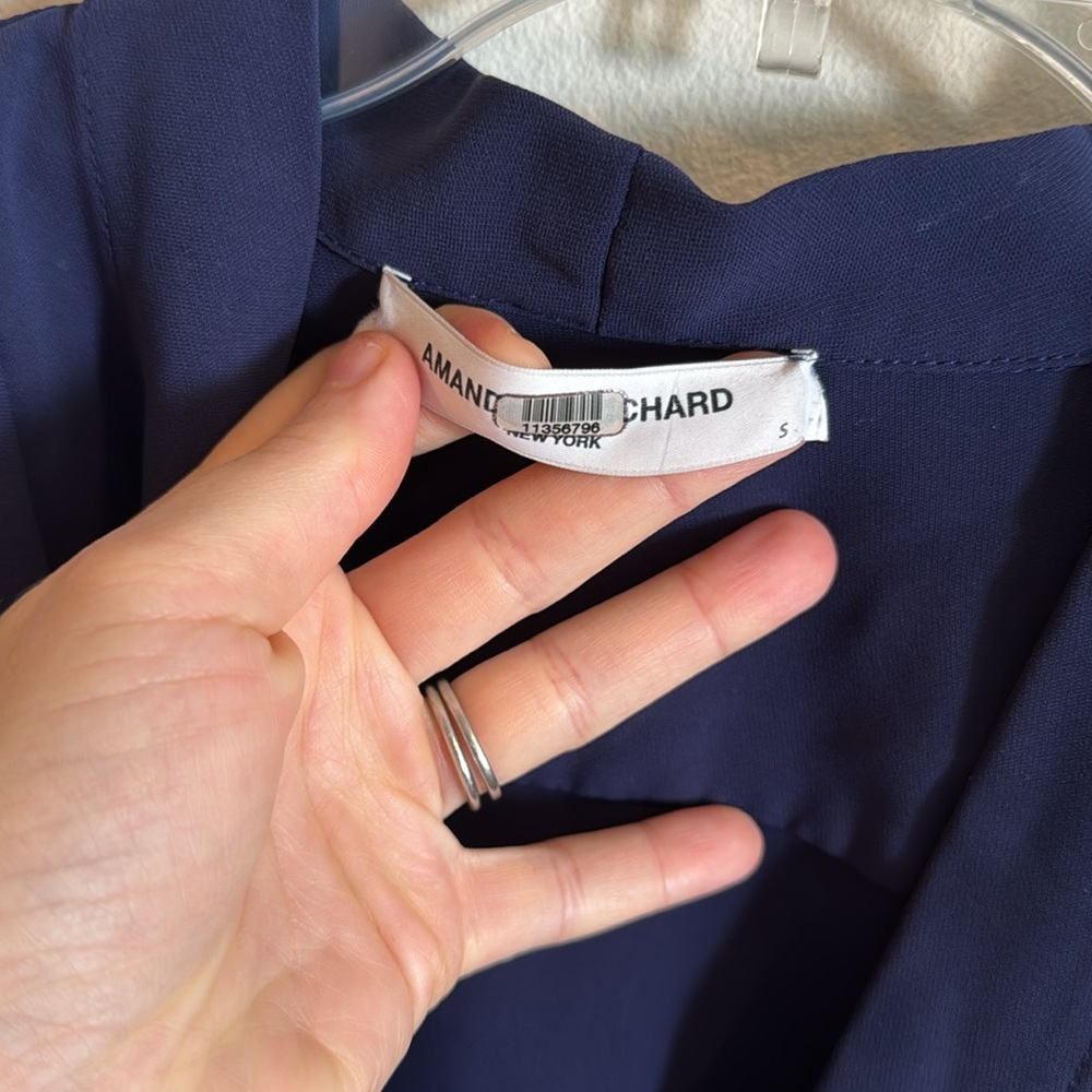 Amanda‎ Uprichard Navy Venus Dress small - Picture 4 of 7